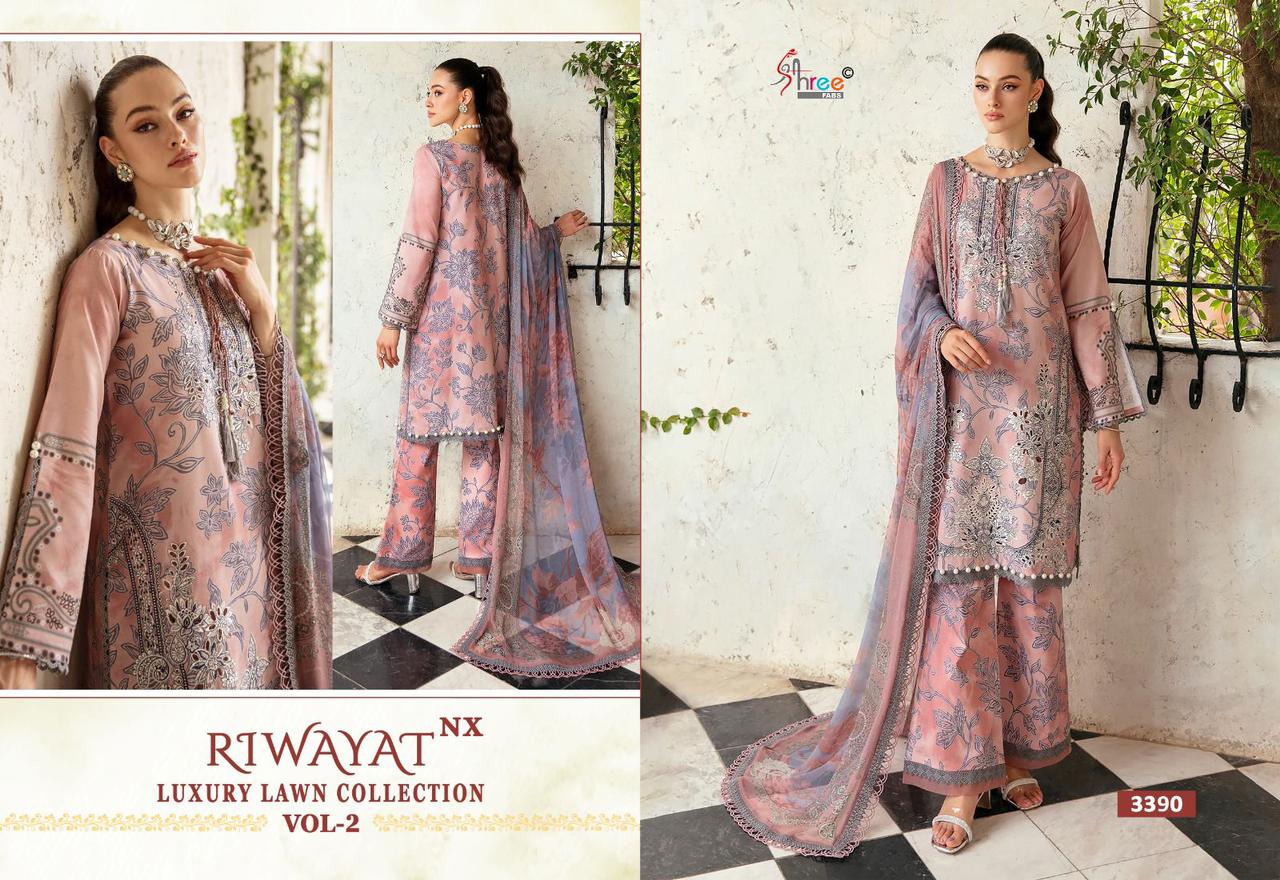 SHREE FABS RIWAYAT VOL 2 NX PURE LAWN SUITS