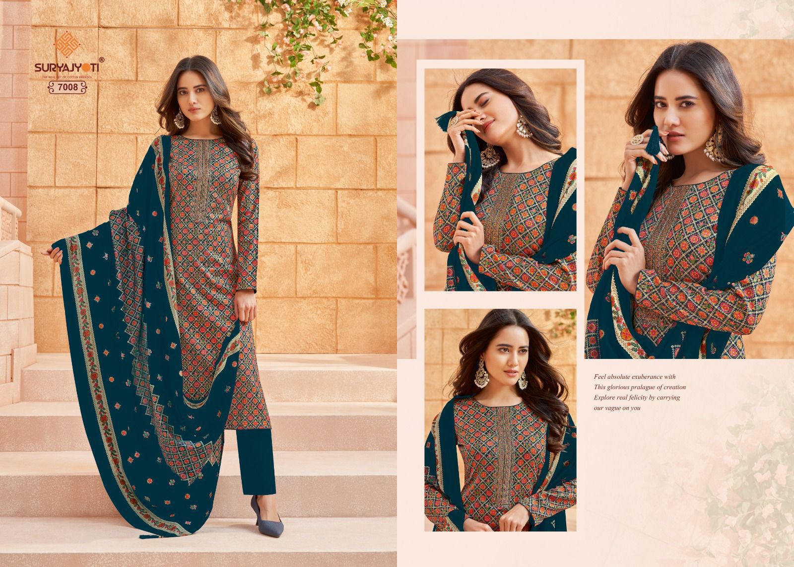 SURYAJYOTI KALKI VOL 7 EMBROIDERY SALWAR KAMEEZ WHOLESALER IN SURAT