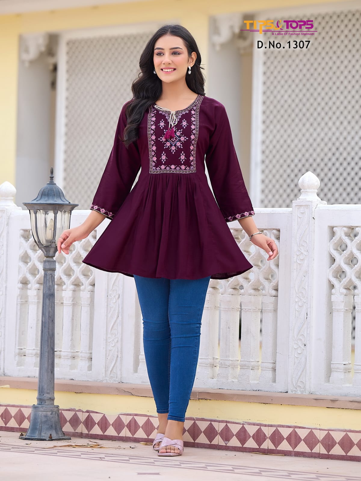 TIPS & TOPS BUBBLY VOL 13 SHORT RAYON KURTI WHOLESALER IN SURAT