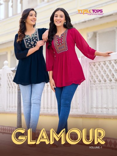 TIPS & TOPS GLAMOUR SHORT KURTI DISTRIBUTOR IN SURAT