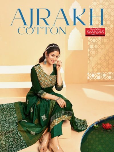 WANNA AJRAKH COTTON KURTIS LATEST CATALOGUE