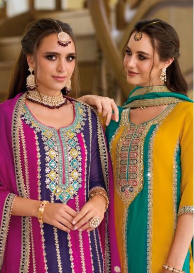 ZAVERI JASMINE DESIGNER EMBROIDERY READYMADE KURTI WHOLESALER IN SURAT