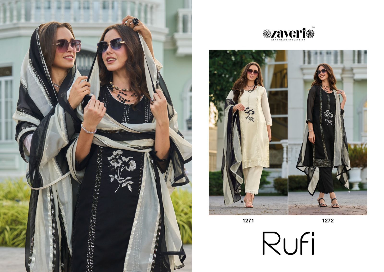 ZAVERI RUFI READYMADE DESIGNER KURTI DISTRIBUTOR IN SURAT