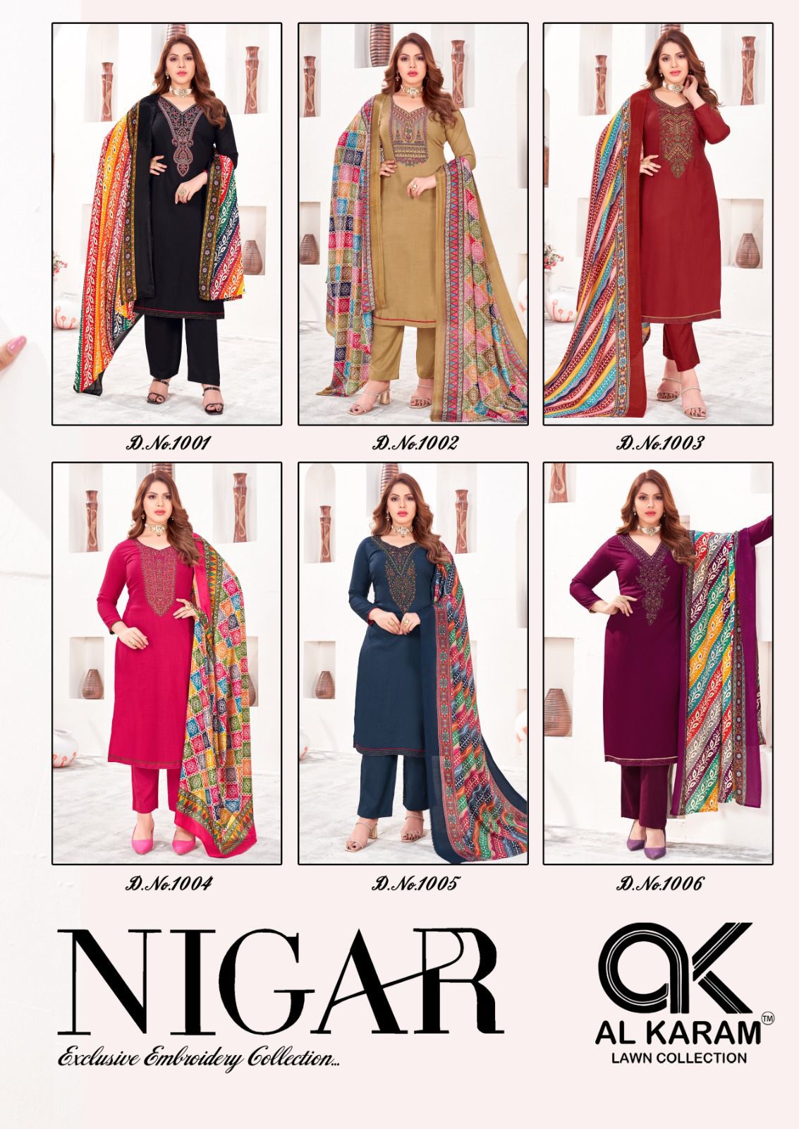 AL KARAM NIGAR VOL 1 SALWAR SUITS WHOLESALER