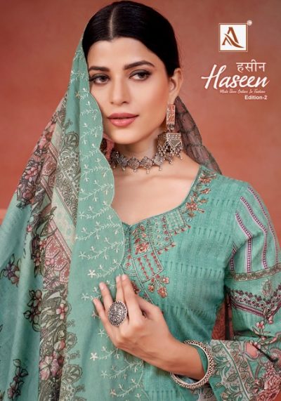 ALOK SUIT HASEEN EDITION 2 COTTON SALWAR KAMEEZ WHOLESALER IN SURAT