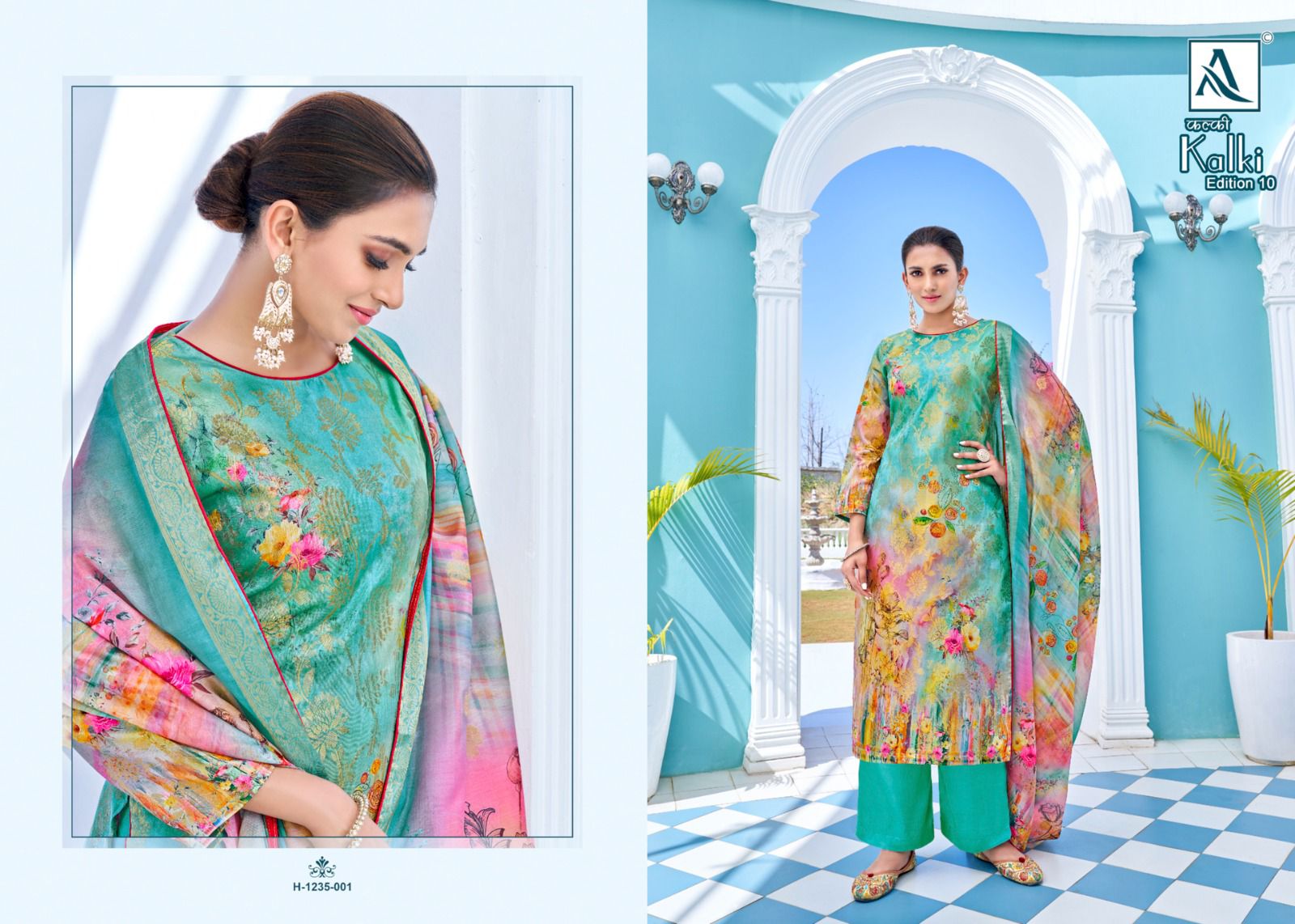 ALOK SUIT KALKI EDITION 10 BANARASI DIGITAL PRINTED SUITS