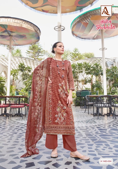 ALOK SUIT SHOBHITA SUITS LATEST CATALOGUE