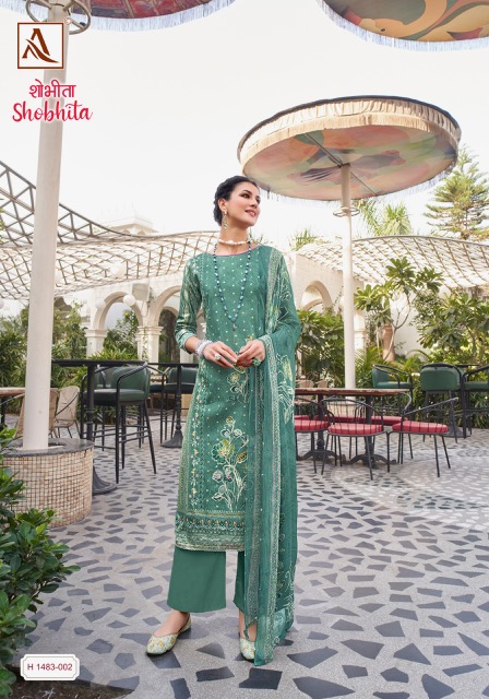 ALOK SUIT SHOBHITA SUITS LATEST CATALOGUE