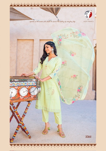 ANJU FABRICS SARGAM KURTI PANT WITH DUPATTA