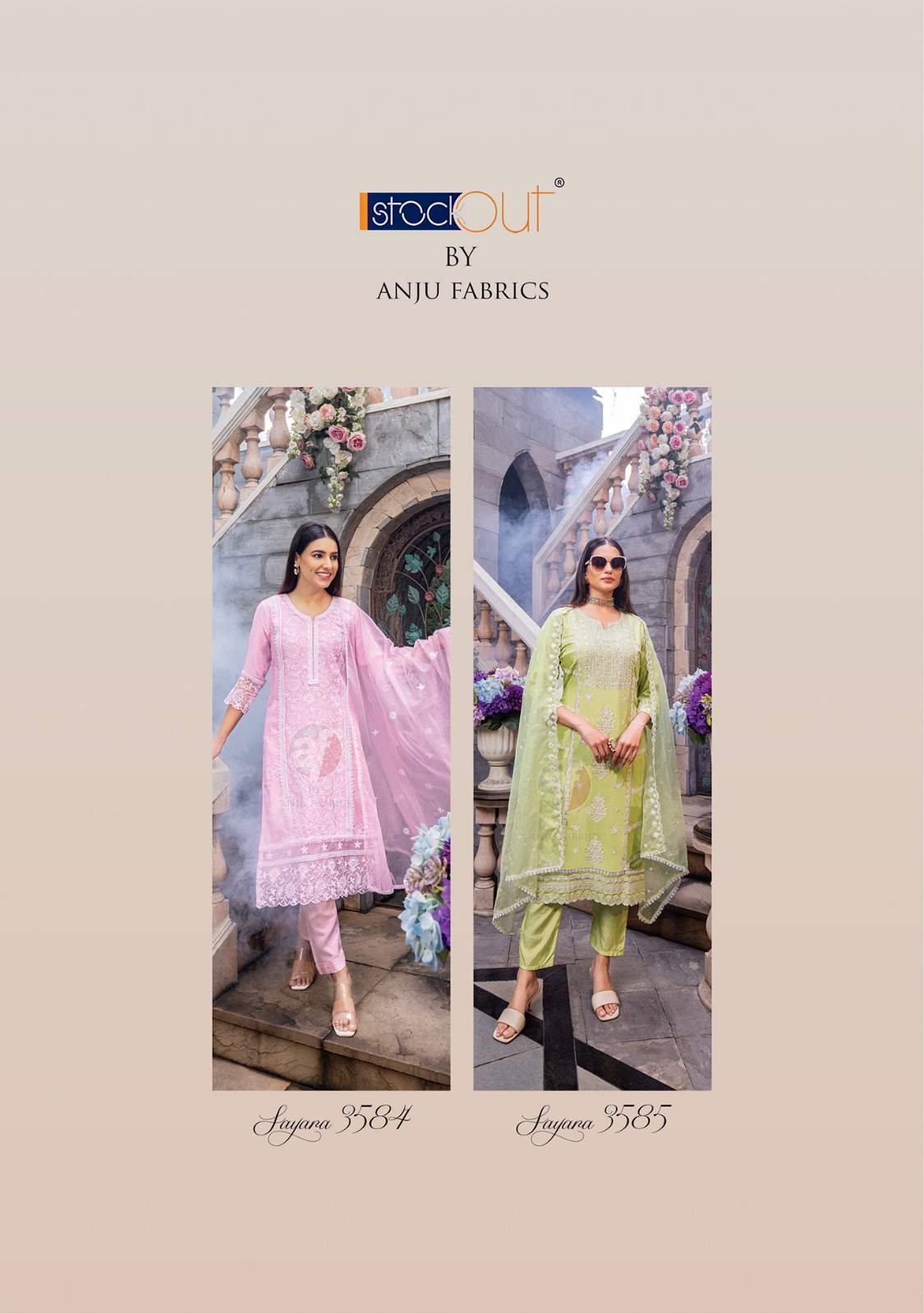 ANJU FABRICS SAYARA READYMADE KURTIS CATALOGUE