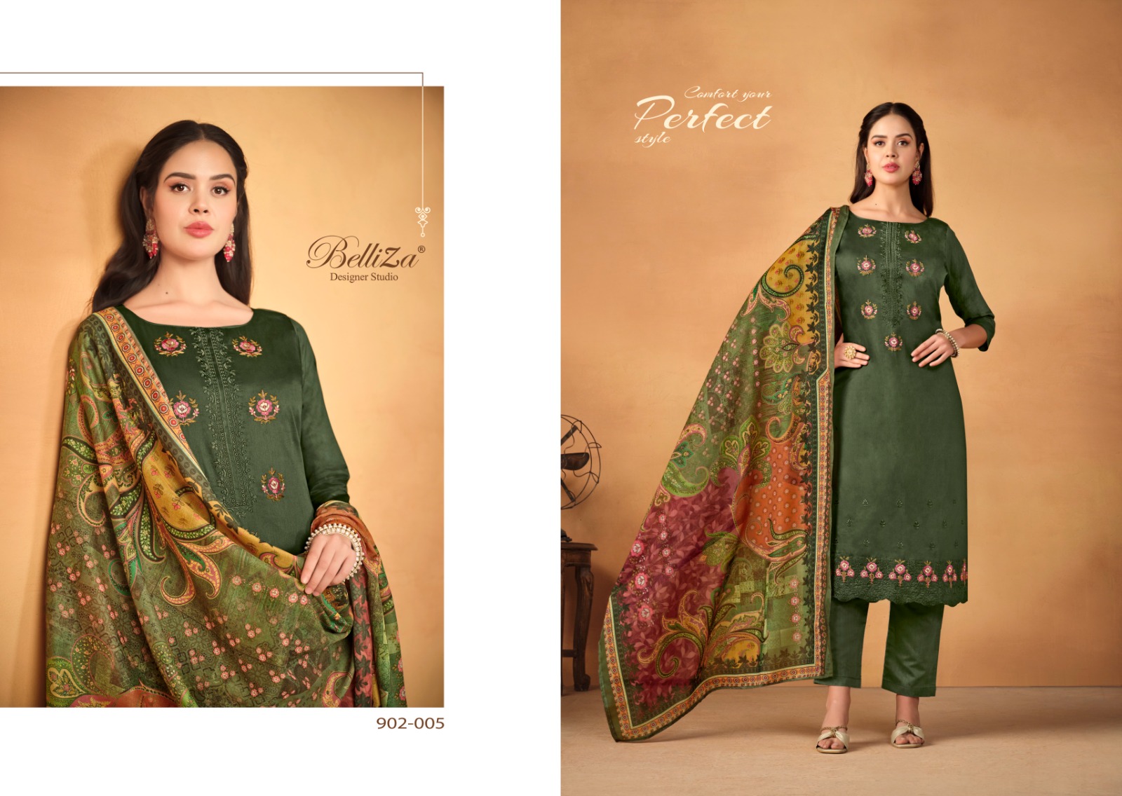 BELLIZA JASHN E ISHQ VOL 5 DESIGNER EMBROIDERY SALWAR SUIT WHOLESALER IN SURAT