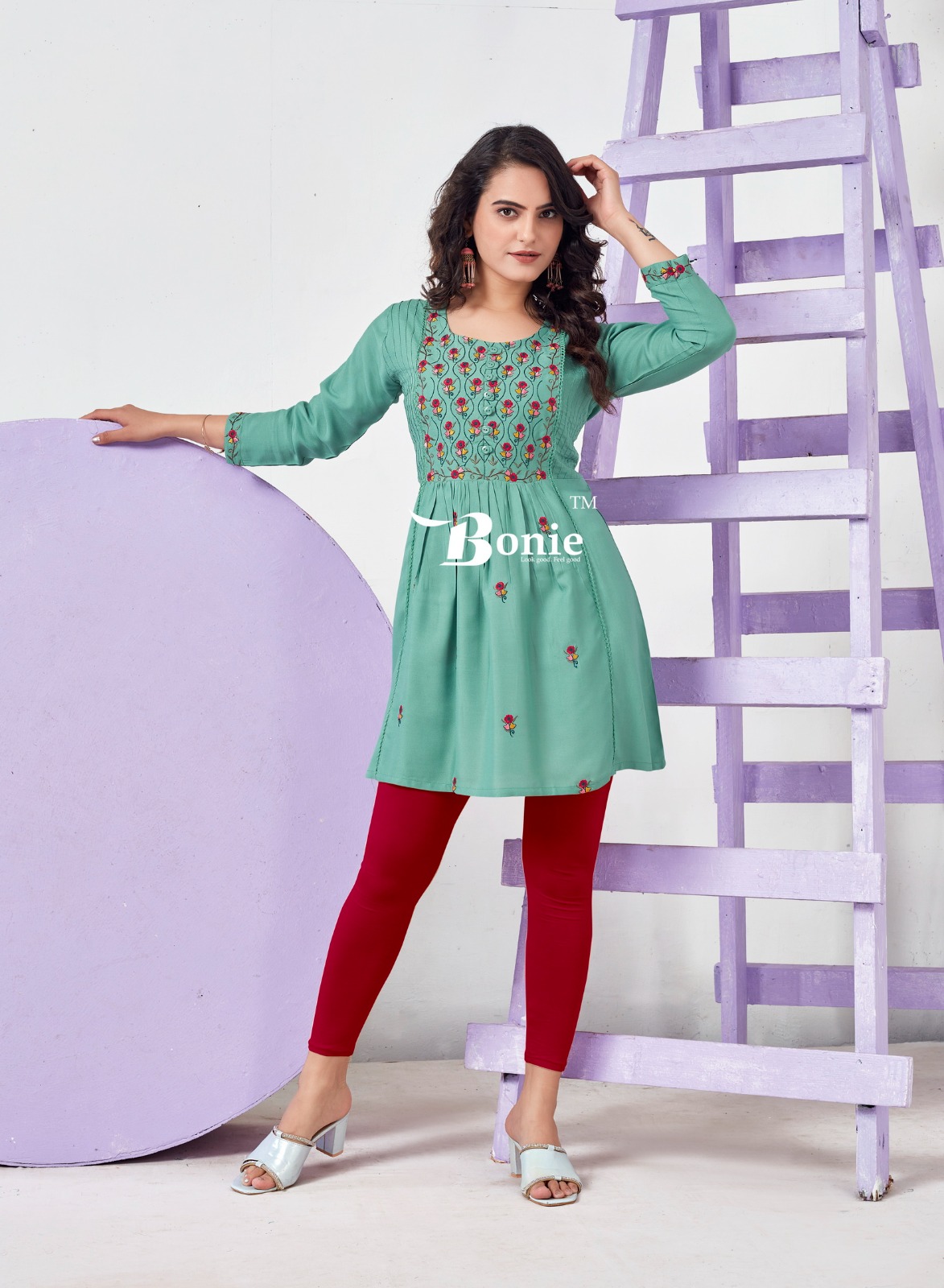 BONIE ADORE VOL 4 KURTIS MANUFACTURER SURAT