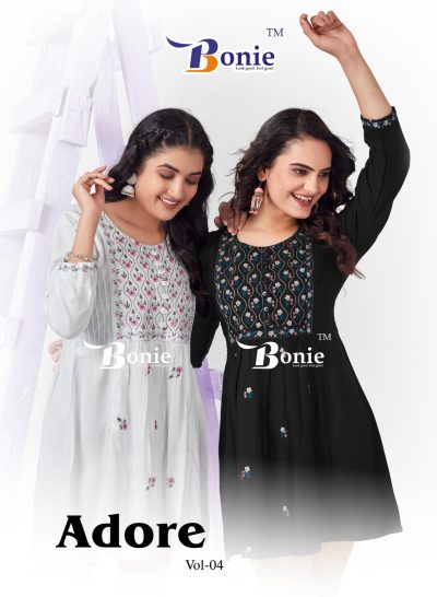 BONIE ADORE VOL 4 KURTIS MANUFACTURER SURAT