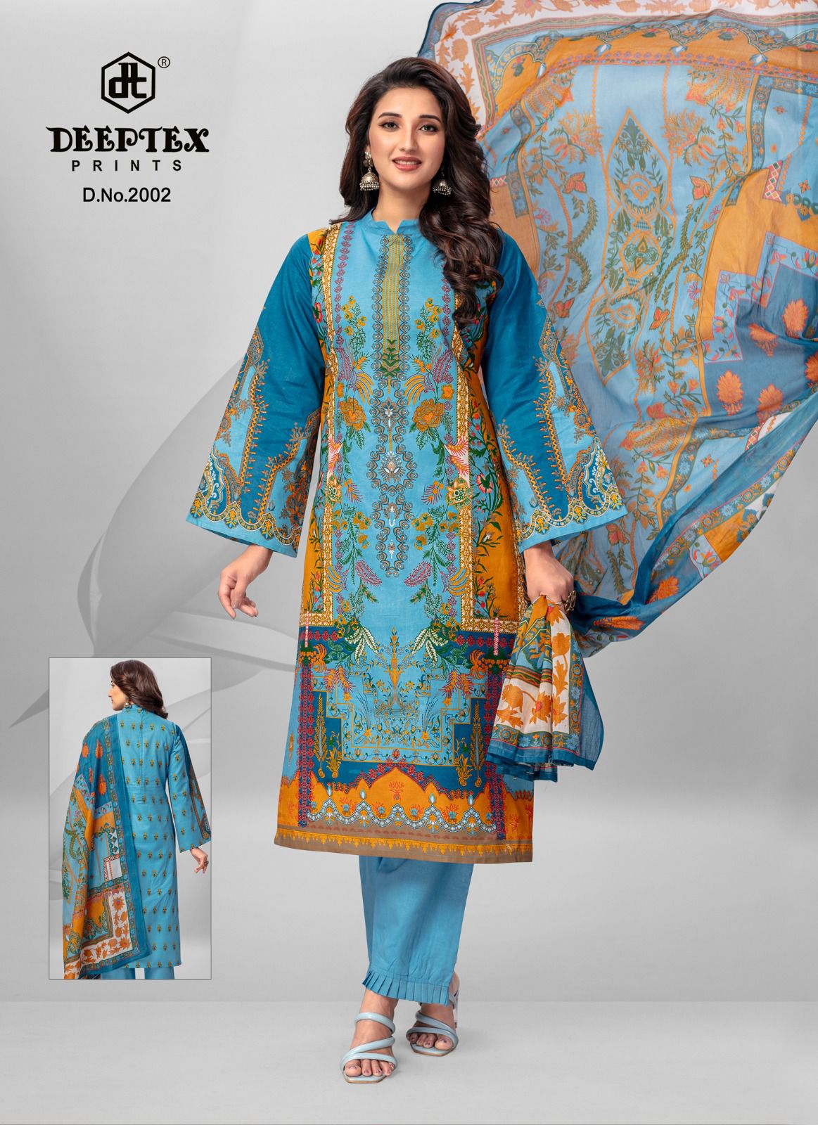 DEEPTEX PRINTS ROOHI ZARA VOL 2 KARACHI LAWN SALWAR SUIT SUPPLIER IN SURAT