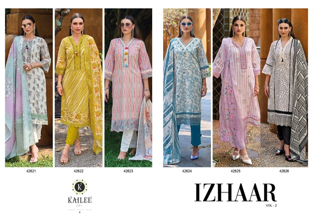 KAILEE FASHION IZHAAR VOL 2 READYMADE EMBROIDERY KURTI WHOLESALER IN SURAT