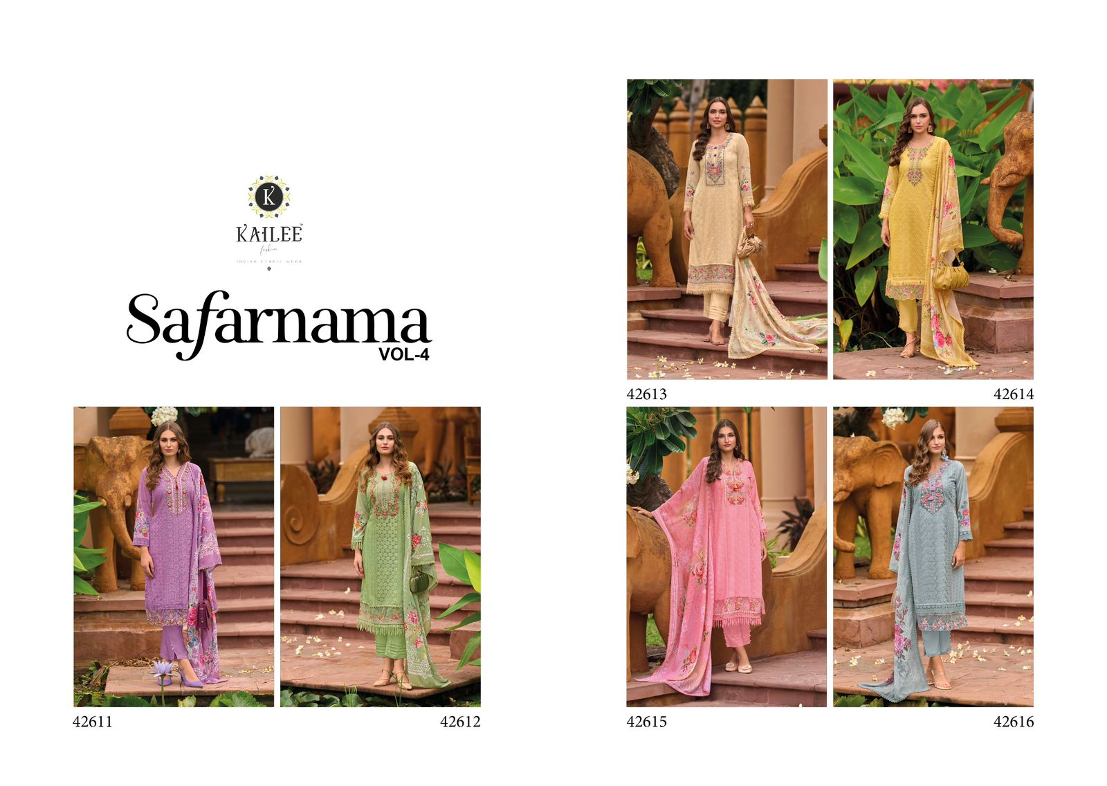 KAILEE FASHION SAFARANAMA VOL 4 KURTIS LATEST CATALOGUE