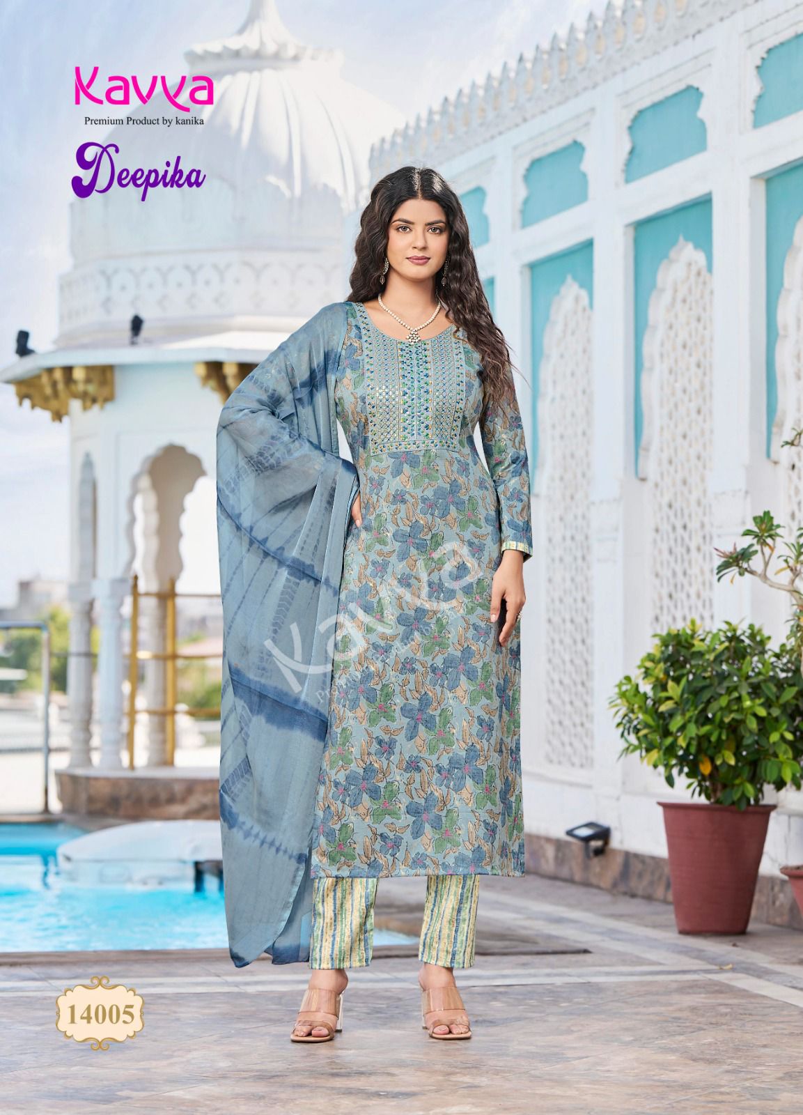 KAVYA DEEPIKA VOL 14 READYMADE EMBROIDERY KURTI SUPPLIER IN SURAT