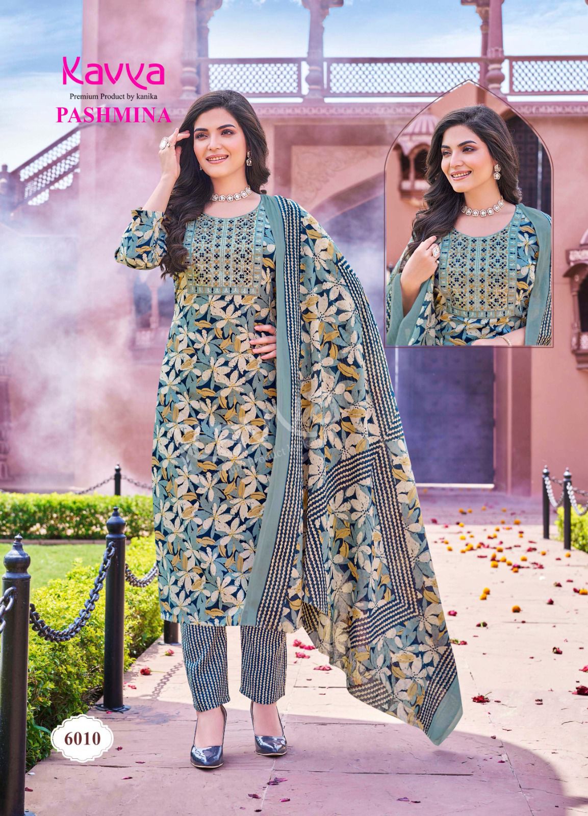 KAVYA PASHMINA VOL 6 KURTIS LATEST CATALOGUE