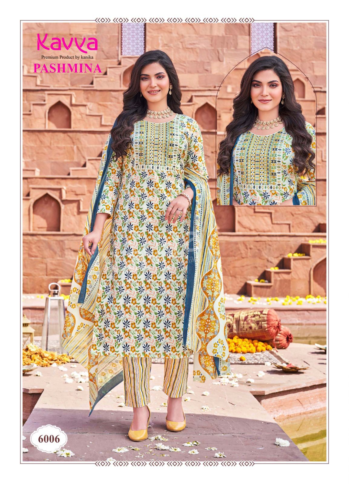 KAVYA PASHMINA VOL 6 KURTIS LATEST CATALOGUE