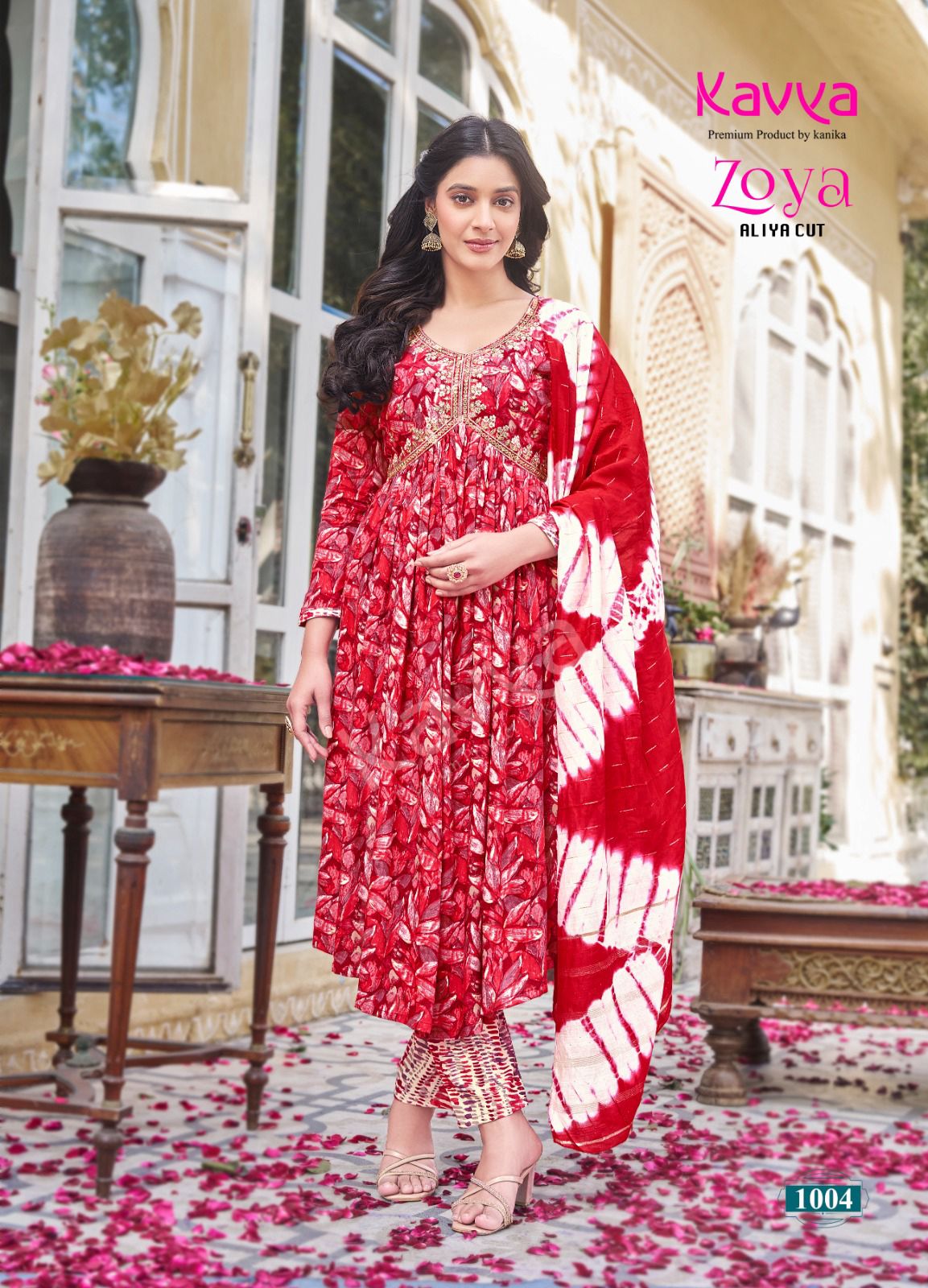 KAVYA ZOYA VOL 1 READYMADE ALIYA CUT KURTI WHOLESALER IN SURAT