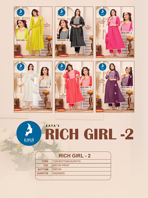 KAYA RICH GIRL 2 KURTIS WHOLESALER