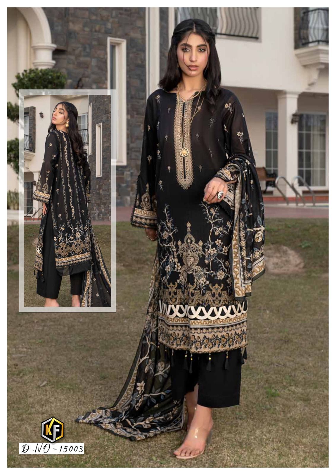 KEVAL FAB CHARIZMA VOL 15 LAWN KARACHI SUITS