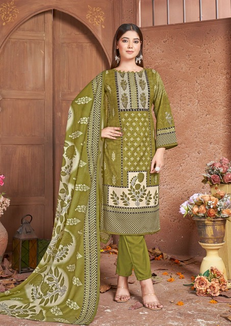 NAFISA COTTON ESRA VOL 5 KARACHI SALWAR SUIT WHOLESALER IN SURAT