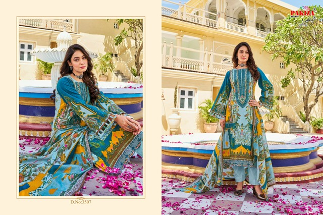 PAKIZA PRINTS RAMSHA VOL 35 EMBROIDERY SALWAR KAMEEZ WHOLESALER IN SURAT