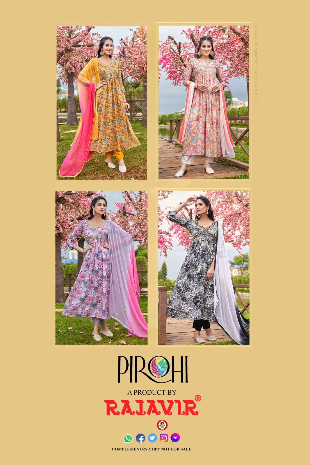 PIROHI HEERIYE ALIA CUT KURTIS SUPPLIER IN SURAT