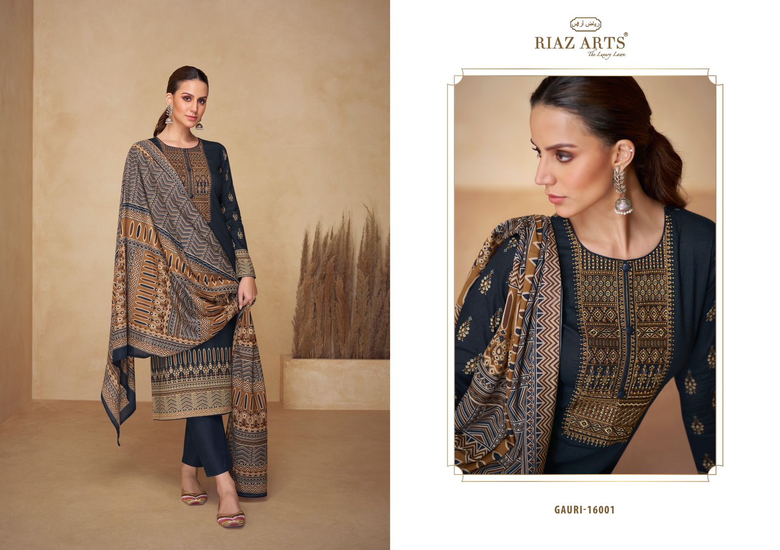 RIAZ ARTS GAURI PURE LAWN COTTON SUITS