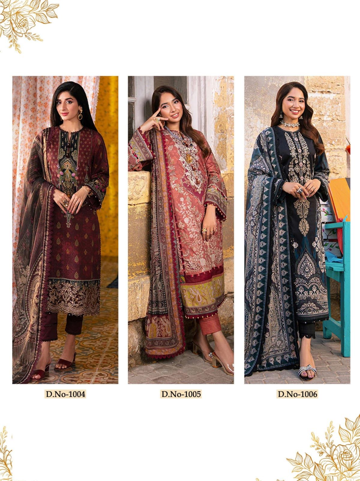 SHREE OM FAB ALIYA B KARACHI SUITS WHOLESALER