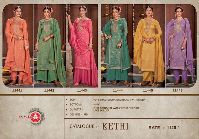 TRIPLE A KETHI SUITS LATEST CATALOGUE