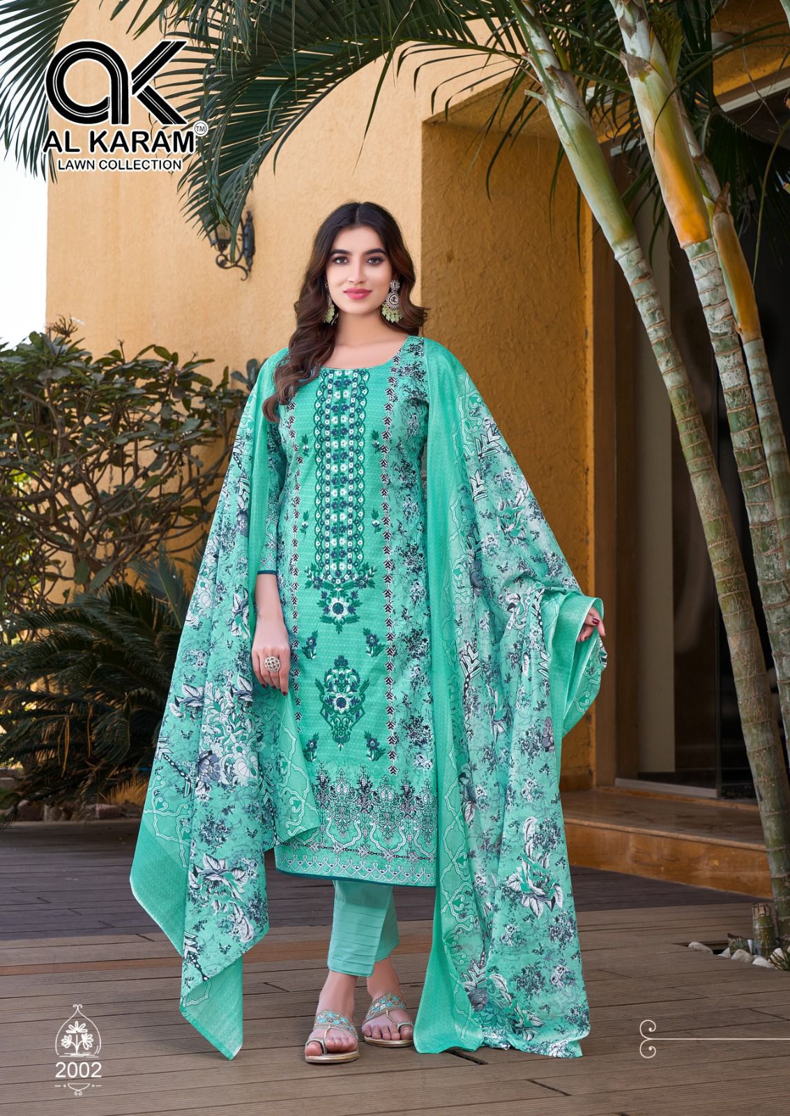 AL KARAM BIN UBAID VOL 2 LAWN COLLECTION SALWAR SUIT WHOLESALER IN SURAT