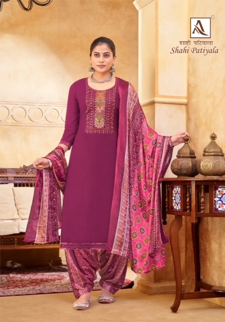 ALOK SUIT SHAHI PATIYALA BEST PRICE