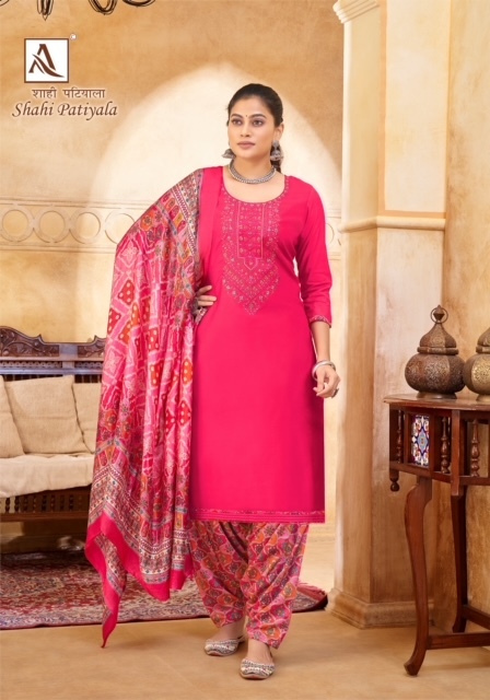 ALOK SUIT SHAHI PATIYALA BEST PRICE