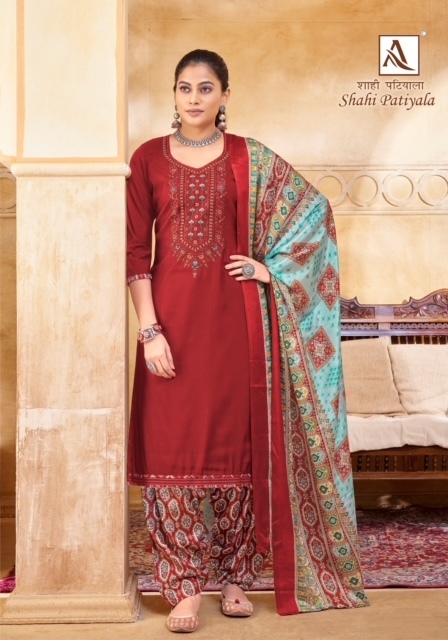 ALOK SUIT SHAHI PATIYALA BEST PRICE