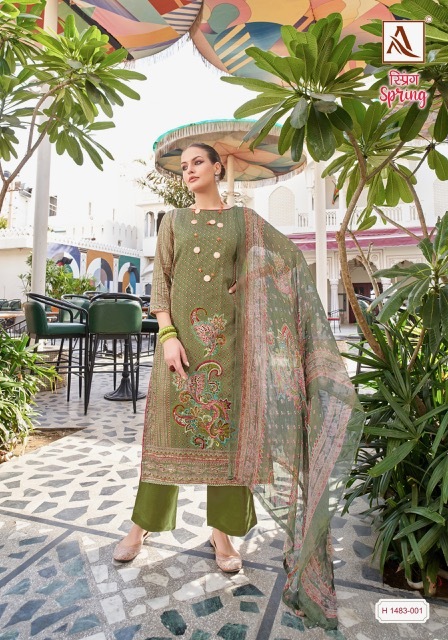 ALOK SUIT SPRING SALWAR KAMEEZ WHOLESALER