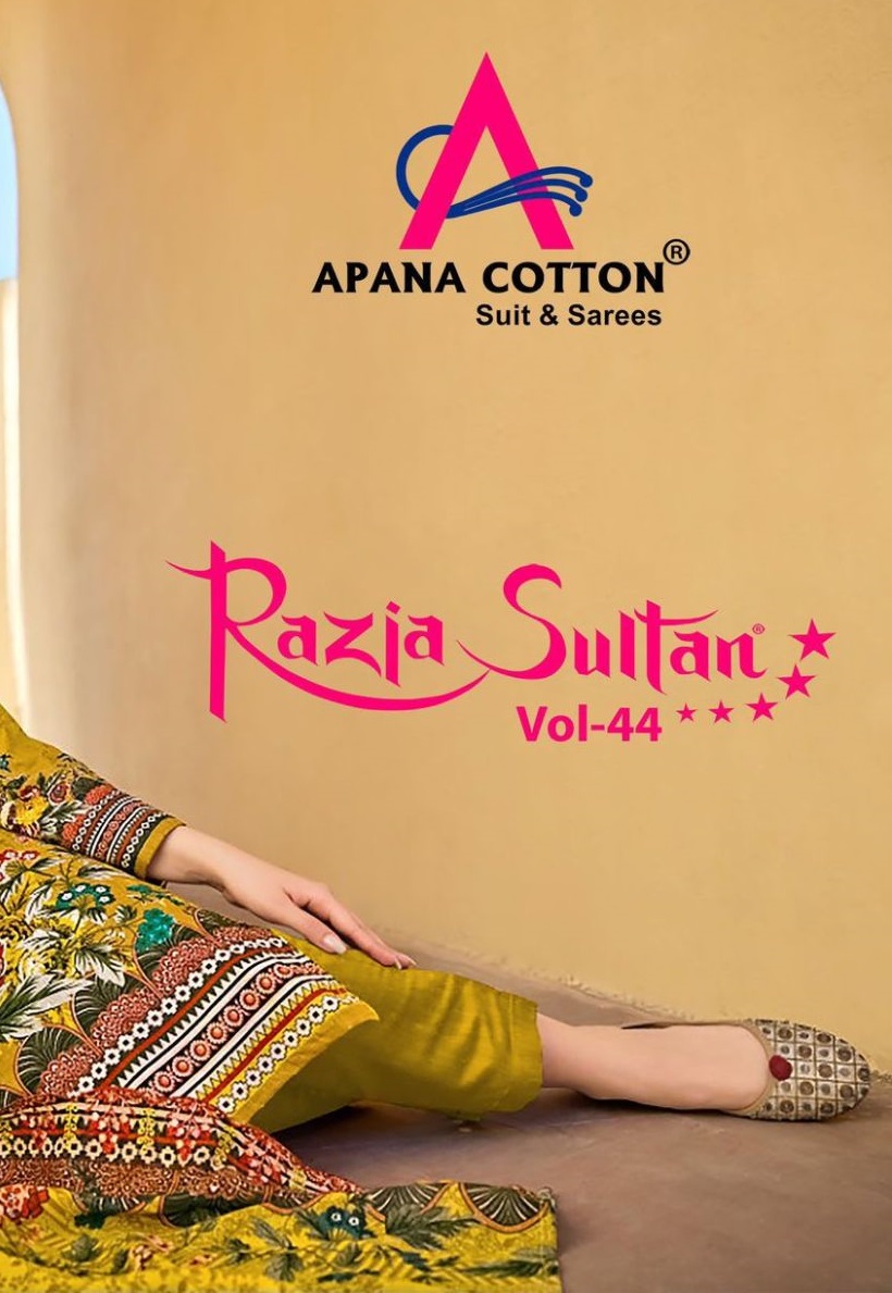 APANA COTTON RAZIA SULTAN VOL 44 BEST PRICE