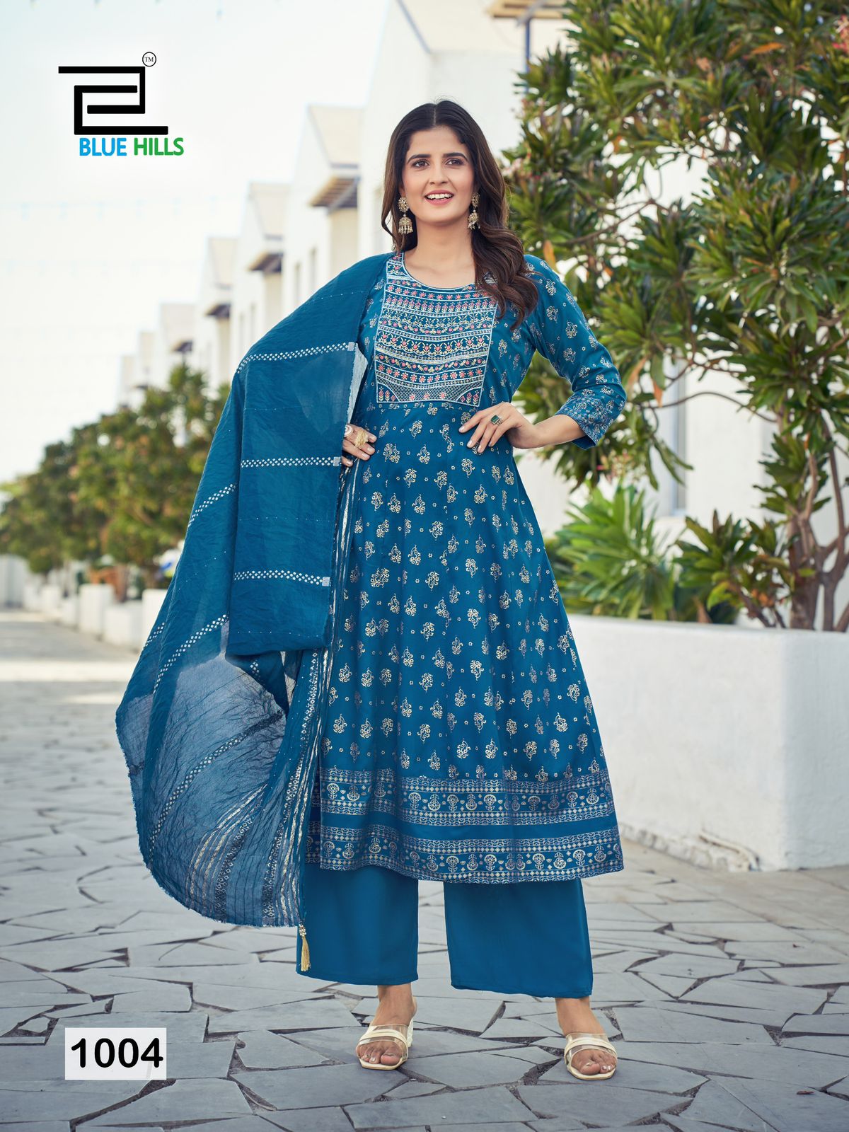 BLUE HILLS MUSKAN READYMADE RAYON KURTI CATALOGUE WHOLESALER IN SURAT