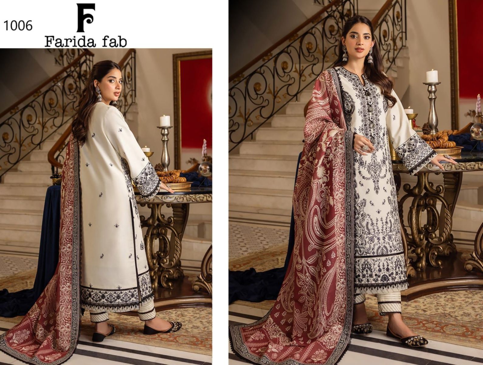 FARIDA FAB GUL MOHAR KARACHI SUITS