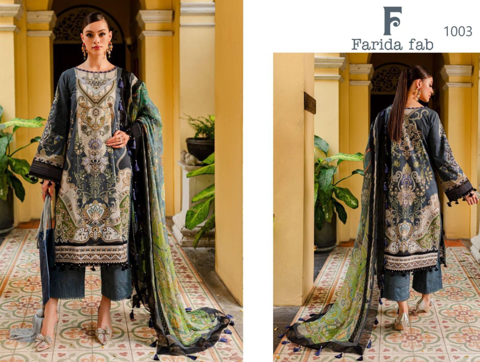 FARIDA FAB GUL MOHAR KARACHI SUITS