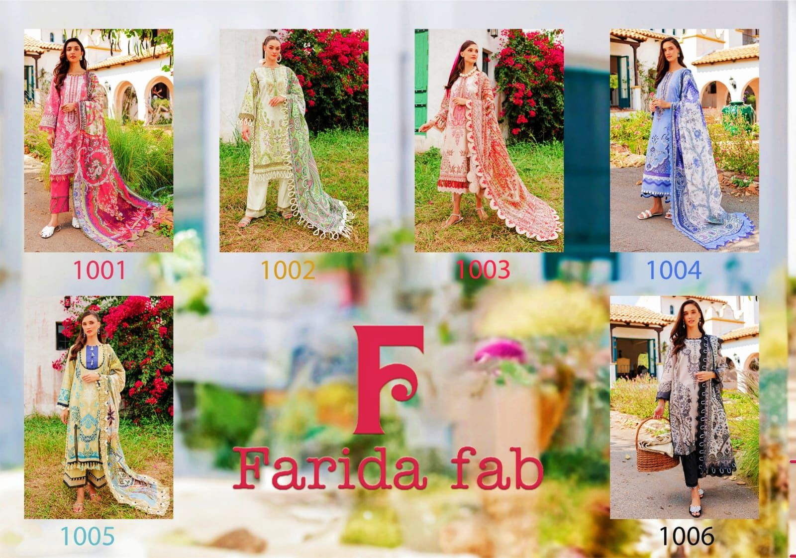 FARIDA FAB KARACHI SUITS IN BEST PRICE