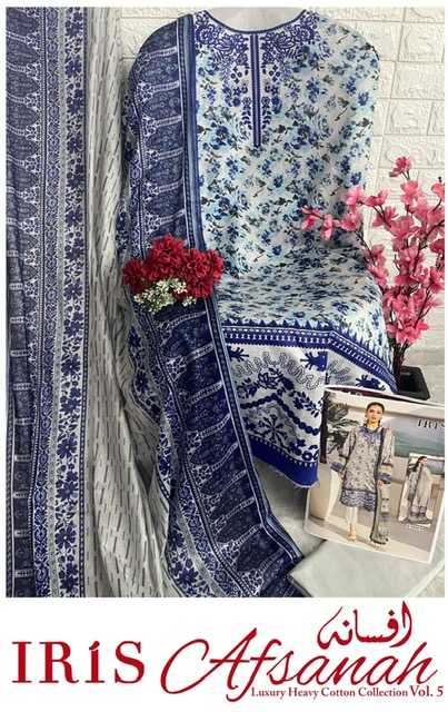 IRIS AFSANAH VOL 5 LUXURY LAWN COLLECTION