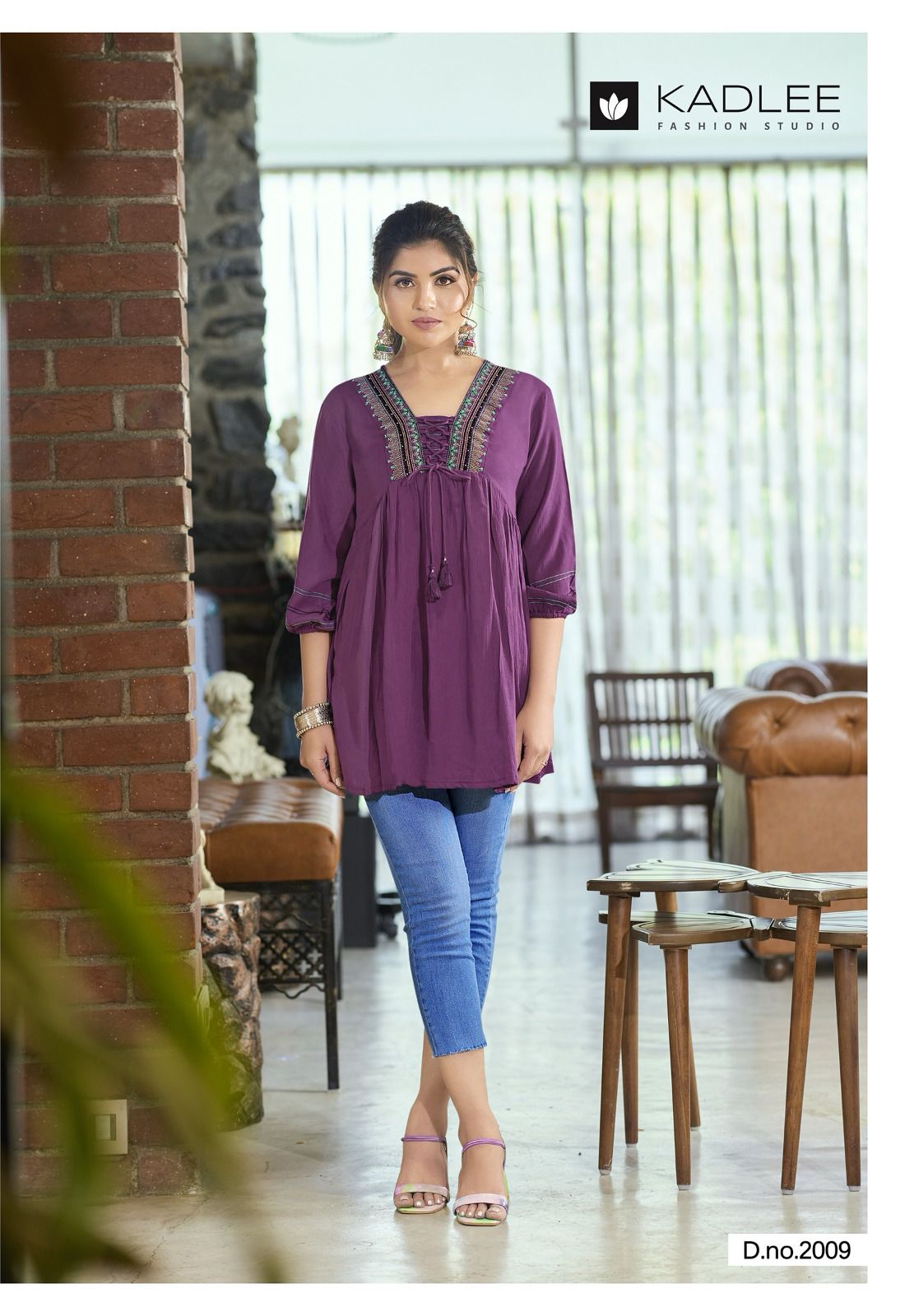 KADLEE CENTURI VOL 2 RAYON EMBROIDERY SHORT KURTI SUPPLIER IN SURAT