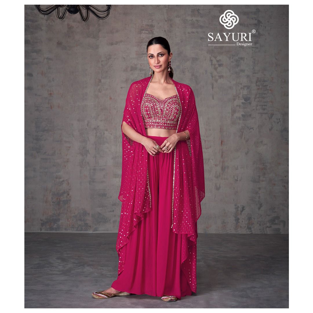 SAYURI DESIGNER KASHVI GEORGETTE SALWAR SUIT DISTRIBUTOR IN SURAT