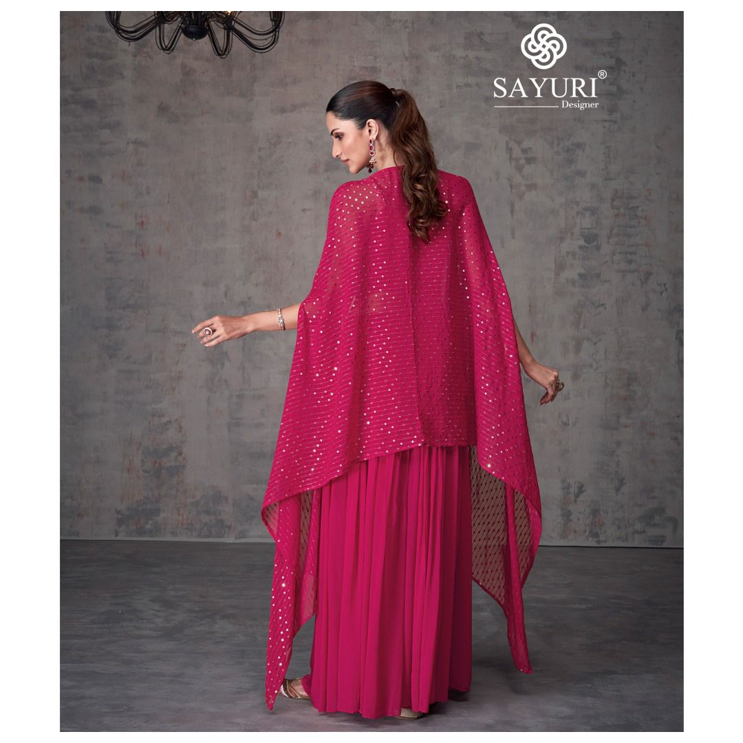 SAYURI DESIGNER KASHVI GEORGETTE SALWAR SUIT DISTRIBUTOR IN SURAT