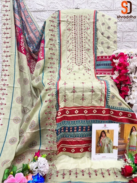 SHRADDHA DESIGNER BIN SAEED VOL 10 LAWN COLLECTION