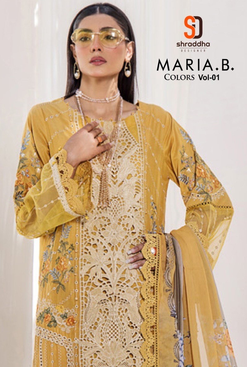 SHRADDHA DESIGNER MARIA B VOL 1 WHOLESALE