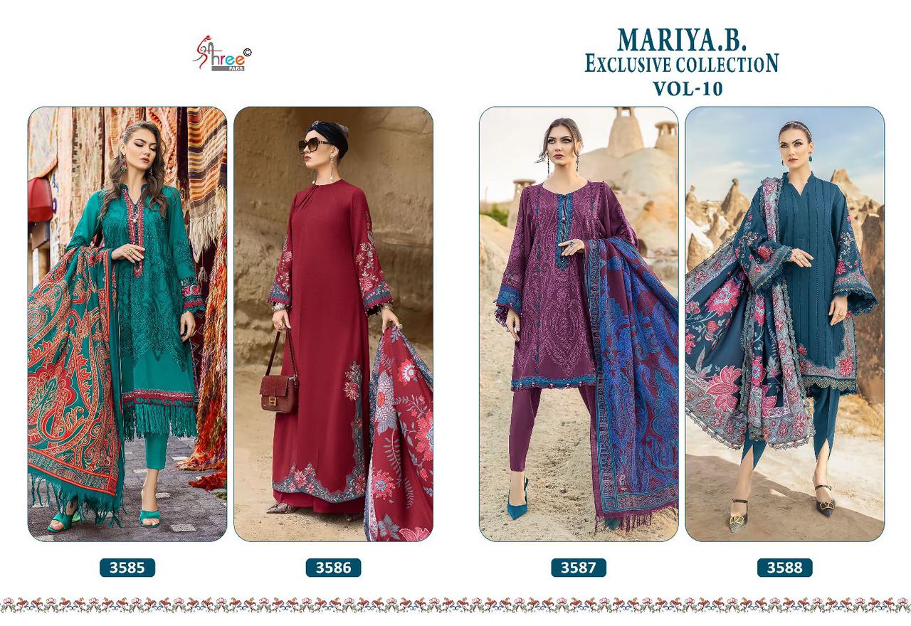 SHREE FABS MARIYA B VOL 10 EXCLUSIVE COLLECTION