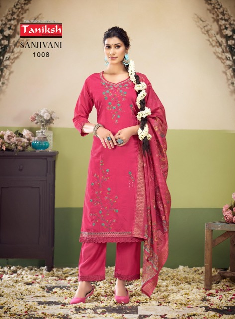 TANIKSH SANJIVANI VISCOSE EMBROIDERY READYMADE KURTI WHOLESALER IN SURAT